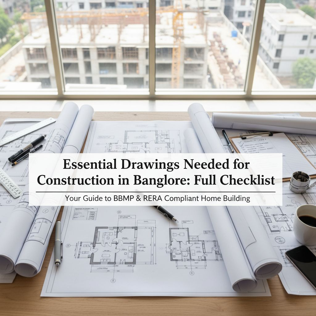 “Essential Drawings Needed for Construction in Bangalore: Full Checklist”