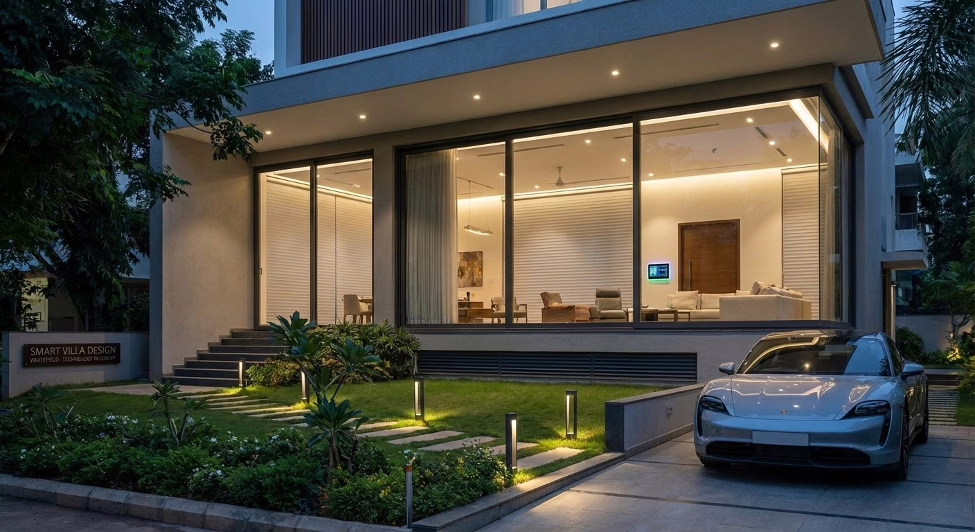 "Smart Home Villa Design in Whitefield: Integrating Technology into Luxury Living Spaces"