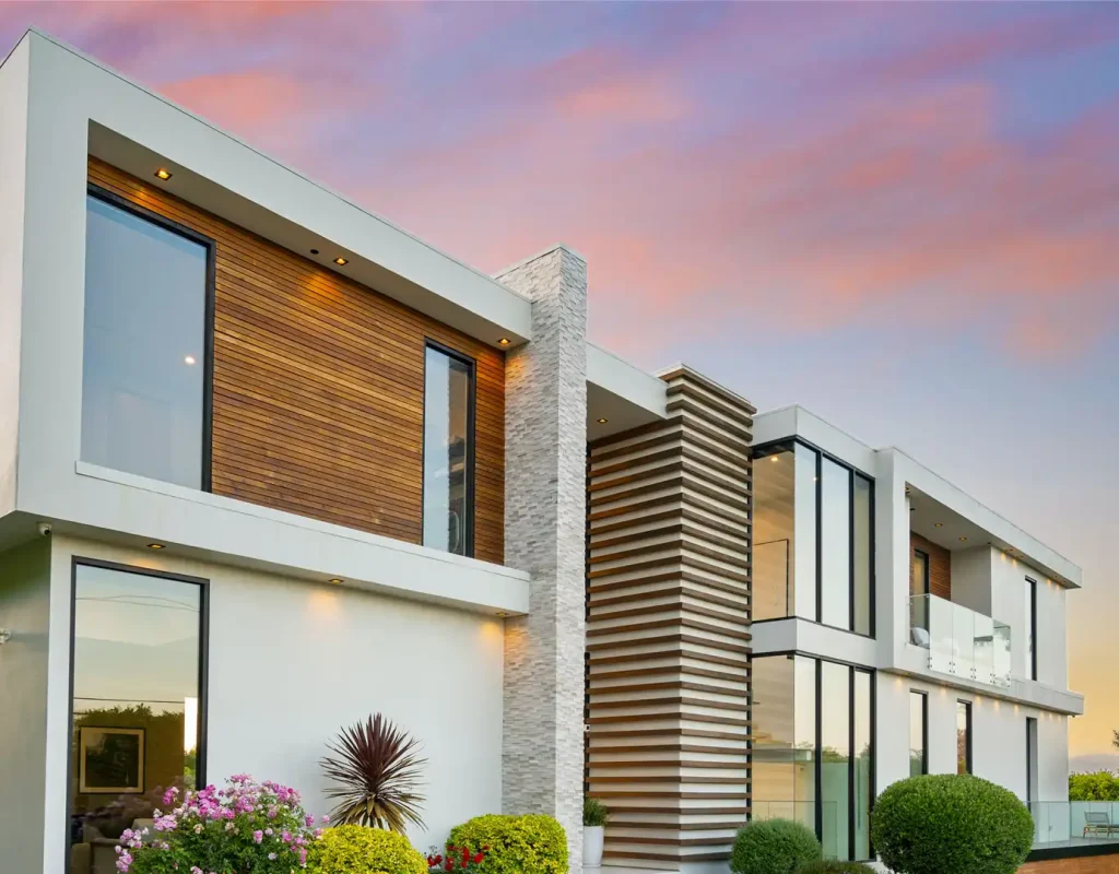 contemporary-house-adjacent-to-tree-lined-sidewalk